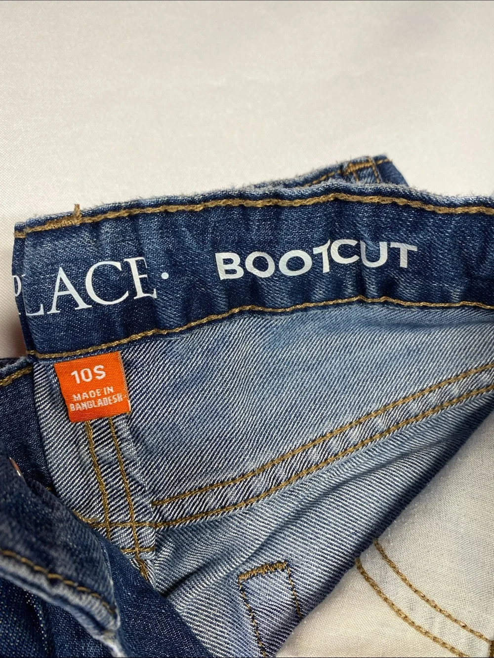 Children's Place Boys Blue Denim Bootcut Jeans Size 10S (4 Pairs)